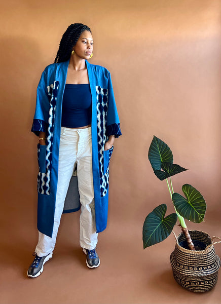 NYOKA | Indigo-Cloth Kimono