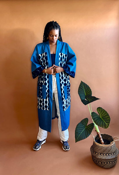 NYOKA | Indigo-Cloth Kimono