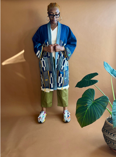 TEMI | Indigo Cloth Kimono