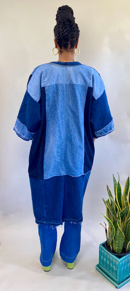 SAVANNAH | Recycled Denim Kimono