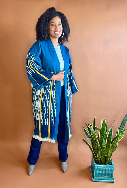 ISSA | Indigo Cloth Kimono