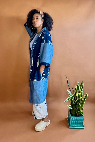 ORI | Indigo-Denim Kimono