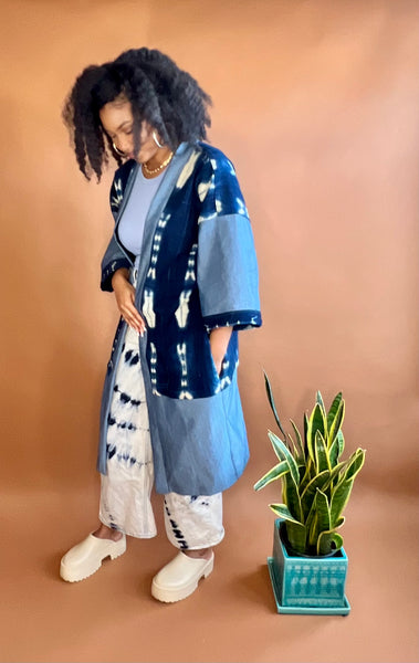 ORI | Indigo-Denim Kimono