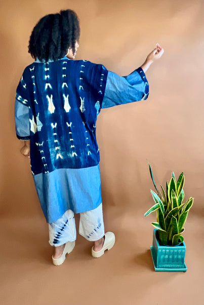 ORI | Indigo-Denim Kimono