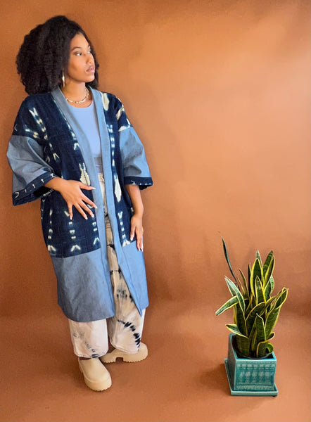 ORI | Indigo-Denim Kimono