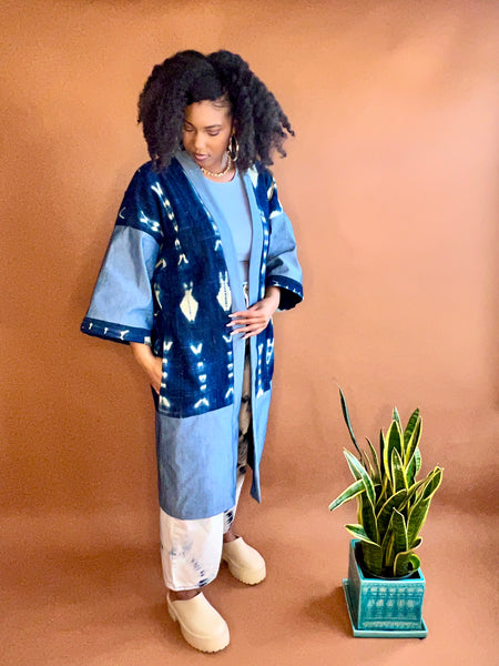ORI | Indigo-Denim Kimono
