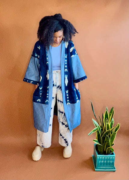 ORI | Indigo-Denim Kimono