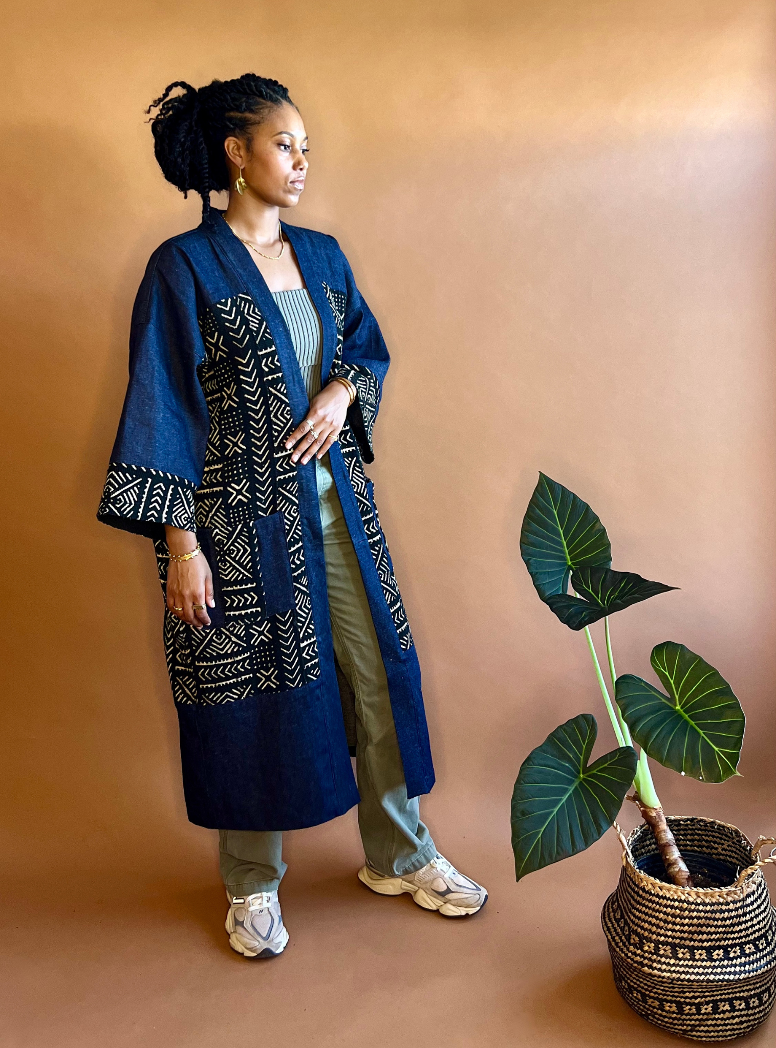 ASHANTI | Mud-Cloth Kimono