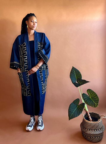 KENDI | Mud-Cloth Kimono