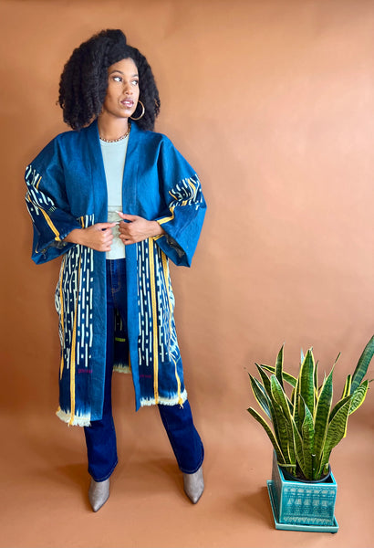 ISSA | Indigo Cloth Kimono