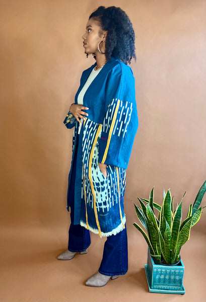 ISSA | Indigo Cloth Kimono