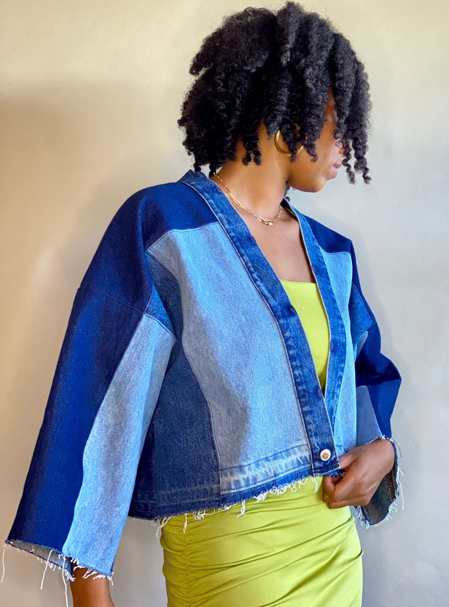 MAKENA | Recycled Denim Kimono