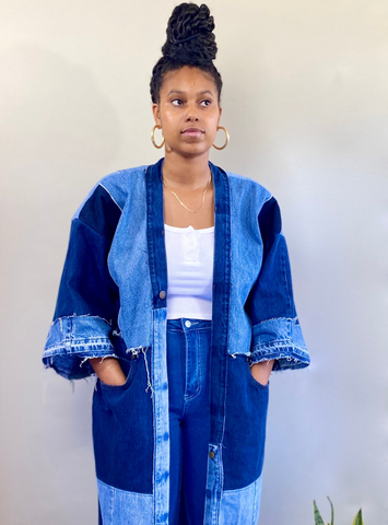 SAVANNAH | Recycled Denim Kimono