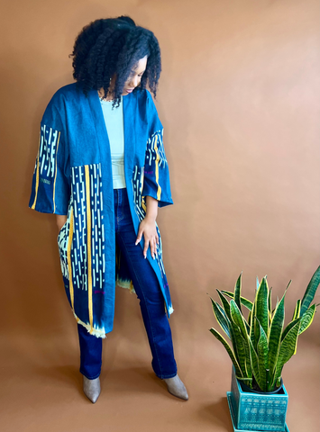 ISSA | Indigo Cloth Kimono